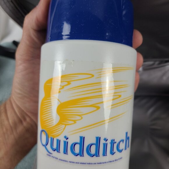 Harry Potter Quidditch 2001 Thermos Soft Lunch Box Vintage Soft Lunch Bag NWT - Picture 9 of 11
